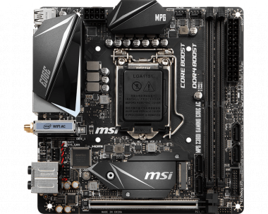 Płyta MSI MPG Z390I GAMING EDGE AC /Z390/DDR4/SATA3/M.2/USB3.1/WF/BT/PCIe3.0/s.1151/mITX